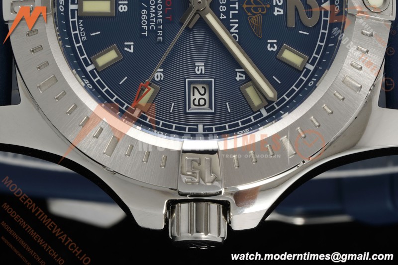 Breitling - Colt Automatic 44mm SS/RU Blue/Stk TF V2 A2824