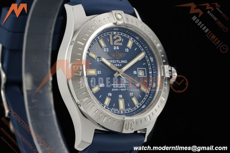 Breitling - Colt Automatic 44mm SS/RU Blue/Stk TF V2 A2824
