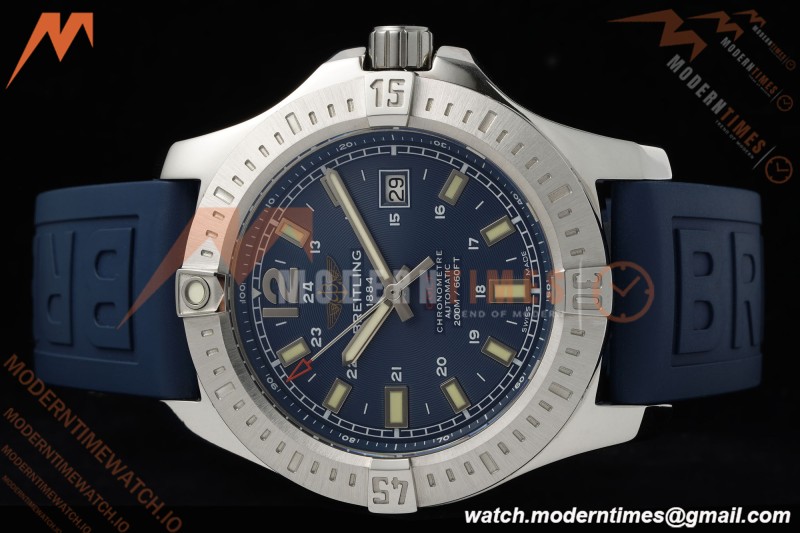 Breitling - Colt Automatic 44mm SS/RU Blue/Stk TF V2 A2824