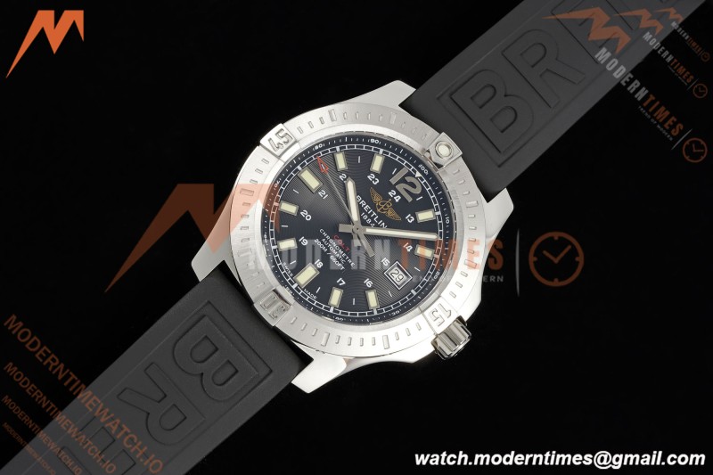 Breitling - Colt Automatic 44mm SS/RU Blk/Stk TF V2 A2824