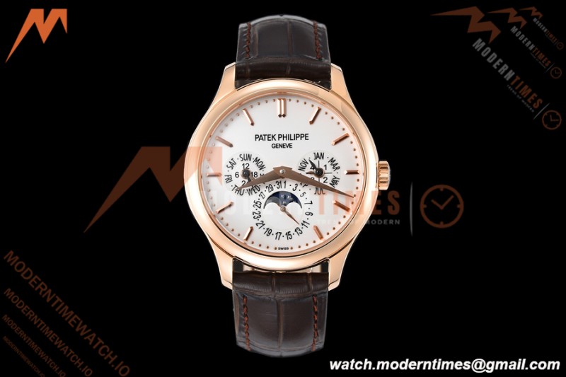 Patek Philippe - Grand Complications 37mm 5140R RG/LE Wht/Stk 3KF A240