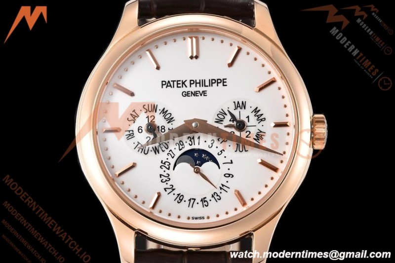 Patek Philippe - Grand Complications 37mm 5140R RG/LE Wht/Stk 3KF A240