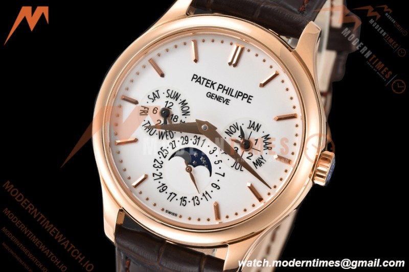 Patek Philippe - Grand Complications 37mm 5140R RG/LE Wht/Stk 3KF A240