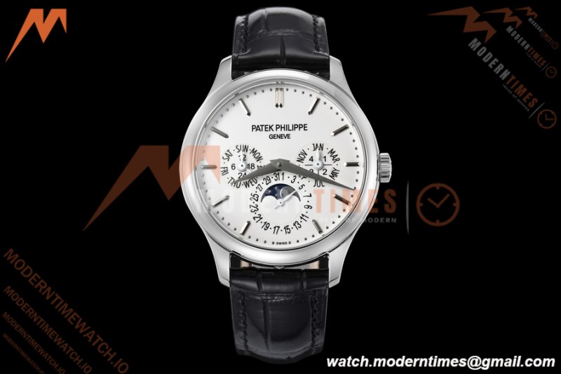Patek Philippe - Grand Complications 37mm 5140G SS/LE Wht/Stk 3KF A240