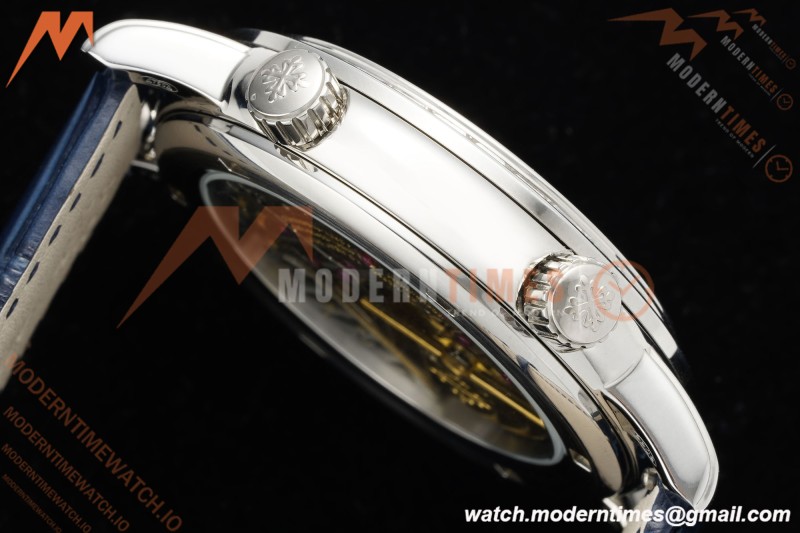 Patek Philippe - Grand Complications 6104G 44mm Celestial Blue SS/LE Dia/Num MY9015 Mod