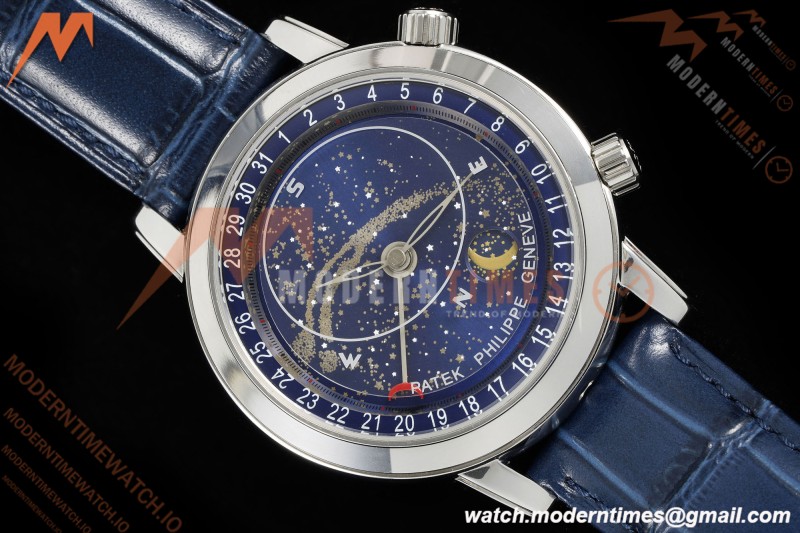 Patek Philippe - Grand Complications 6102P 44mm Celestial Blue SS/LE GRF MY9015 Mod