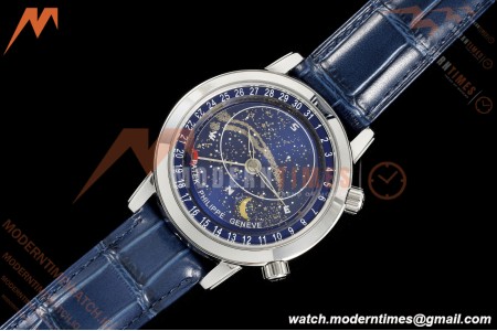 Patek Philippe - Grand Complications 6102P 44mm Celestial Blue SS/LE GRF MY9015 Mod
