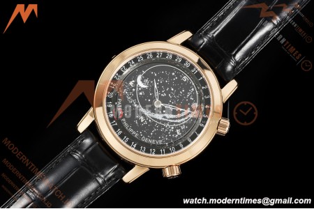 Patek Philippe - Grand Complications 6102R 44mm Celestial Black RG/LE GRF MY9015 Mod