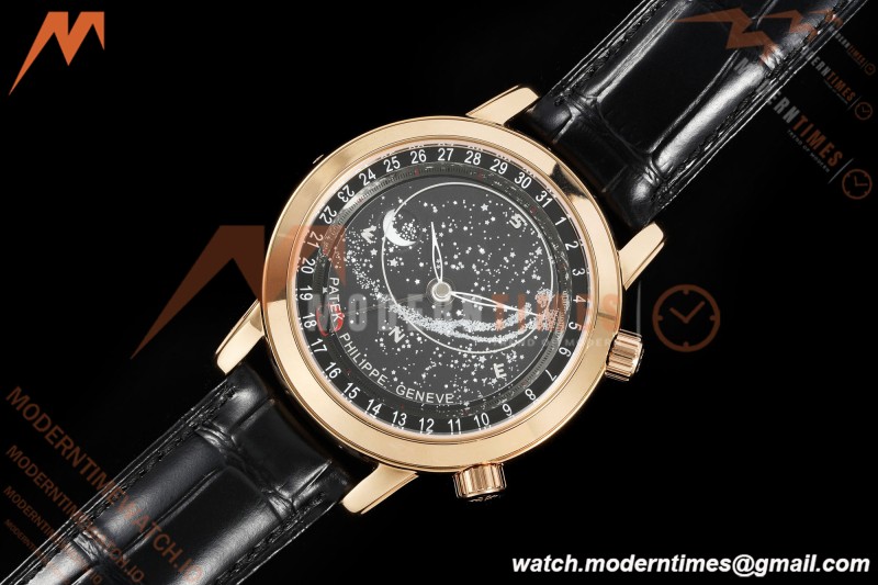 Patek Philippe - Grand Complications 6102R 44mm Celestial Black RG/LE GRF MY9015 Mod