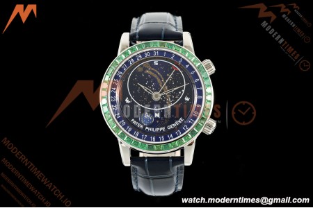 Patek Philippe - Grand Complications 6104 44mm SS/LE Emerald Celestial Blue 3KF A240