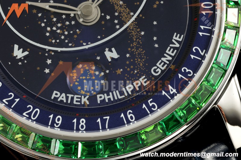 Patek Philippe - Grand Complications 6104 44mm SS/LE Emerald Celestial Blue 3KF A240