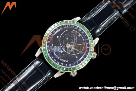 Patek Philippe - Grand Complications 6104 44mm SS/LE Emerald Celestial Blue 3KF A240
