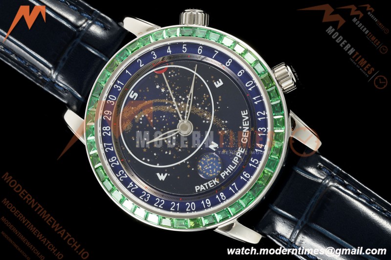 Patek Philippe - Grand Complications 6104 44mm SS/LE Emerald Celestial Blue 3KF A240