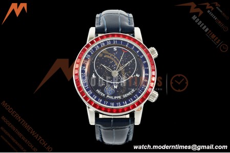 Patek Philippe - Grand Complications 6102 44mm SS/LE Ruby Celestial Blue 3KF A240 | 파텍 필립 - 그랜드 컴플리케이션 6102 44mm SS/LE 루비 셀레스티얼 블루 3KF A240