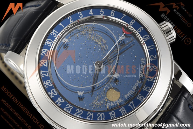 Patek Philippe - Grand Complications 6102P 44mm Celestial Blue SS/LE PPF Cal.240 Mod