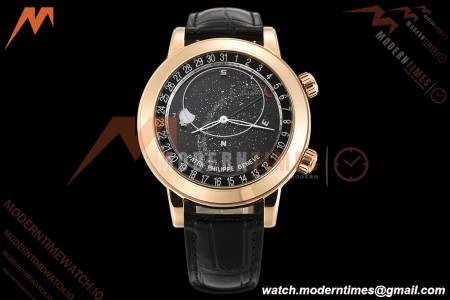 Patek Philippe - Grand Complications 6102R 44mm Celestial Black RG/LE PPF Cal.240 Mod