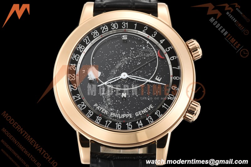 Patek Philippe - Grand Complications 6102R 44mm Celestial Black RG/LE PPF Cal.240 Mod | Patek Philippe - 그랑 컴플리케이션 6102R 44mm 셀레스티얼 블랙 RG/LE PPF Cal.240 모드