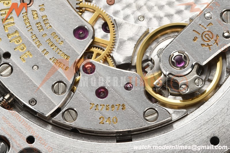Patek Philippe - Grand Complications 6104G 44mm Crystal SS/LE Celestial Blue Dial PPF A240