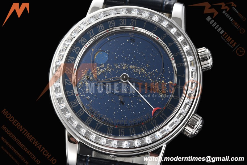 Patek Philippe - Grand Complications 6104G 44mm Crystal SS/LE Celestial Blue Dial PPF A240
