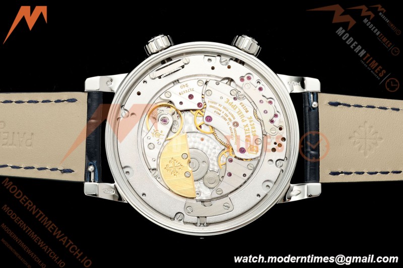 Patek Philippe - Grand Complications 6104 44mm Red Dia SS/LE Celestial Blue Dial PPF A240