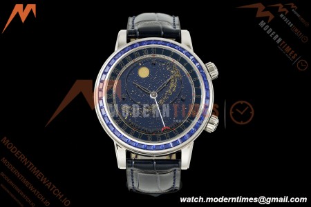 Patek Philippe - Grand Complications 6104 44mm Blue Dia SS/LE Celestial Blue Dial PPF A240