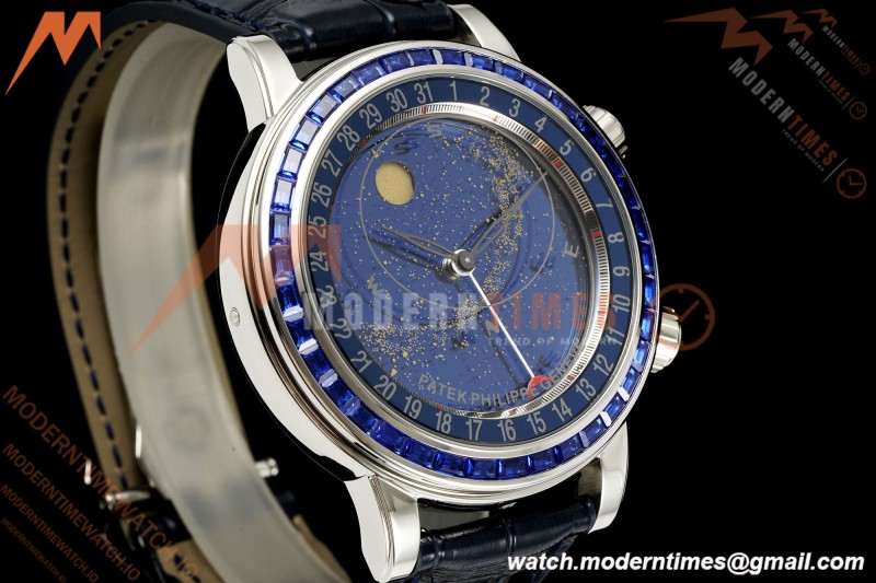 Patek Philippe - Grand Complications 6104 44mm Blue Dia SS/LE Celestial Blue Dial PPF A240
