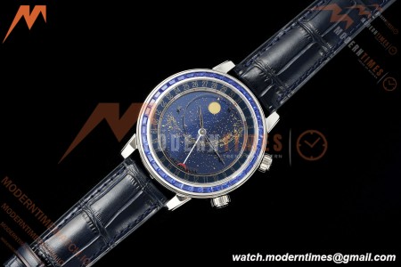 Patek Philippe - Grand Complications 6104 44mm Blue Dia SS/LE Celestial Blue Dial PPF A240