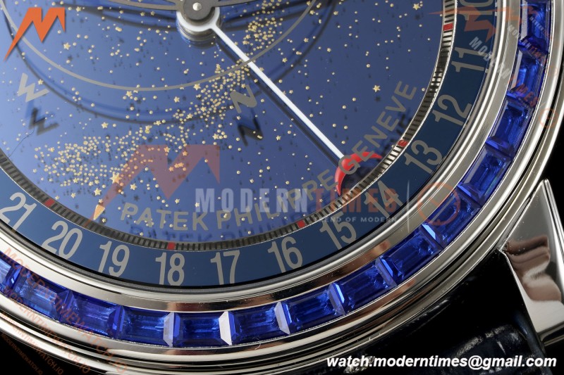 Patek Philippe - Grand Complications 6104 44mm Blue Dia SS/LE Celestial Blue Dial PPF A240