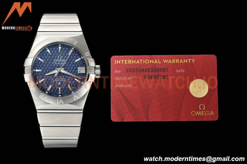 Omega - Constellation Co-Axial 38mm SS/SS Blue VSF A8500