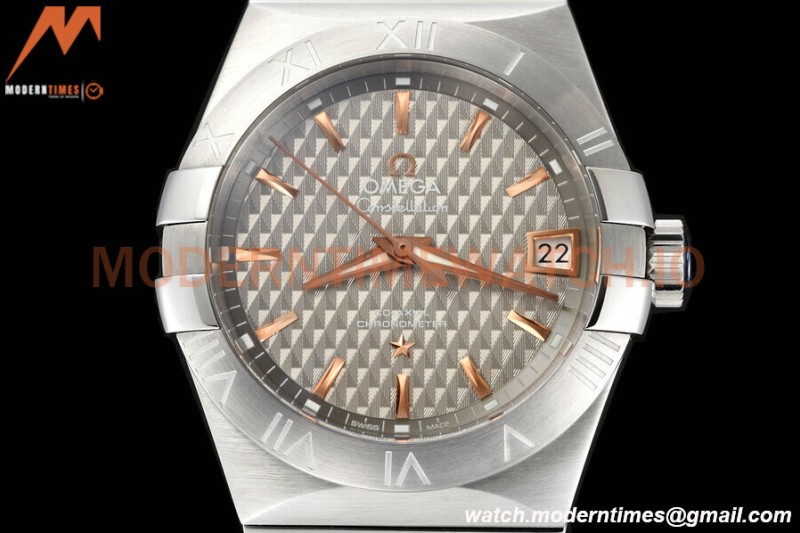 Omega - Constellation Co-Axial 38mm SS/SS Grey VSF A8500
