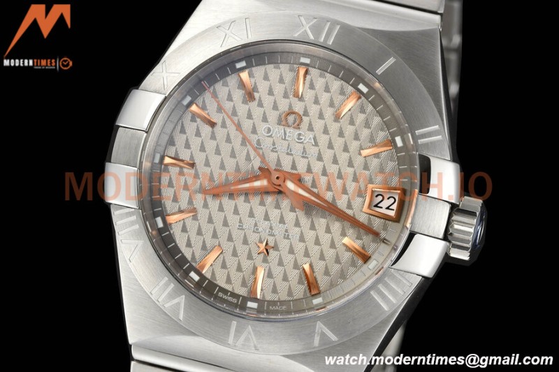 Omega - Constellation Co-Axial 38mm SS/SS Grey VSF A8500