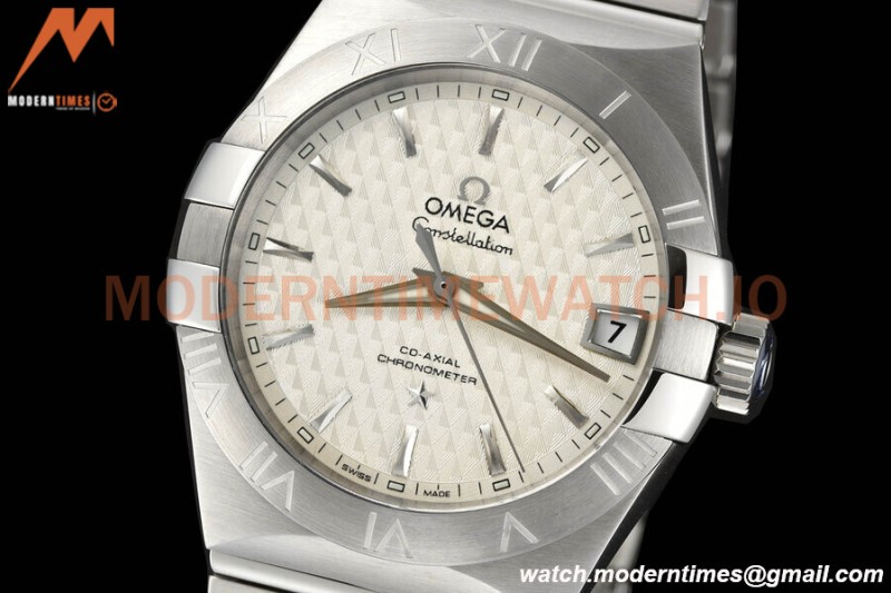 Omega - Constellation Co-Axial 38mm SS/SS Silver VSF A8500