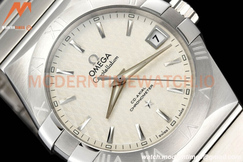 Omega - Constellation Co-Axial 38mm SS/SS Silver VSF A8500
