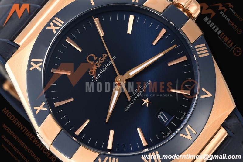 Omega - Constellation Co-Axial 41mm Ceramic RG/LE Blue VSF A8901