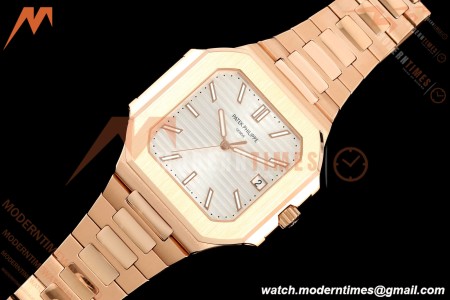 Patek Philippe - Cubitus 5821 45mm RG/RG Silver Stick Dial GRF A330