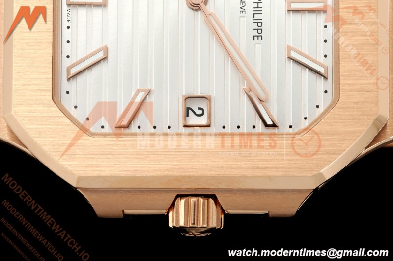 Patek Philippe - Cubitus 5821 45mm RG/RG Silver Stick Dial GRF A330