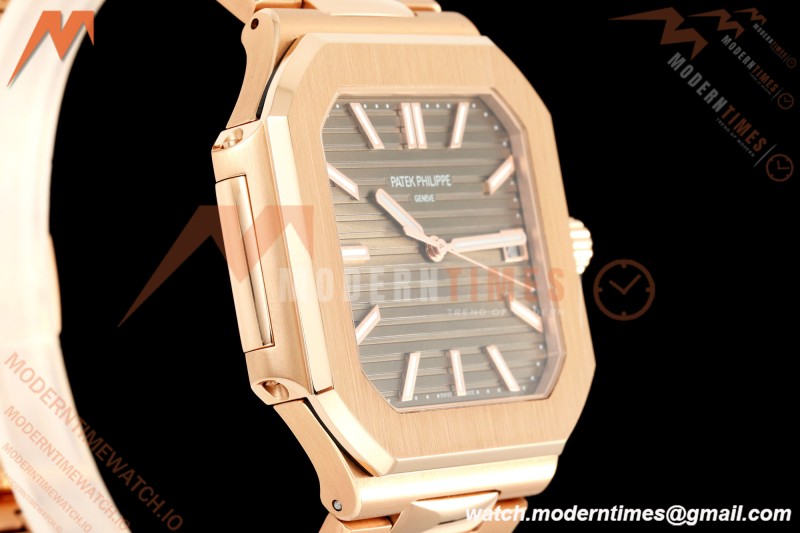 Patek Philippe - Cubitus 5821 45mm RG/RG Brown Stick Dial GRF A330
