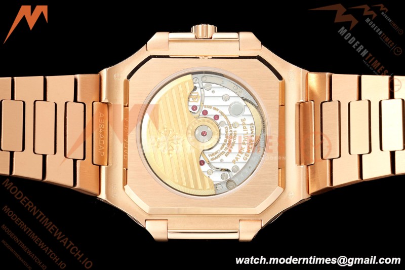 Patek Philippe - Cubitus 5821 45mm RG/RG Brown Stick Dial GRF A330
