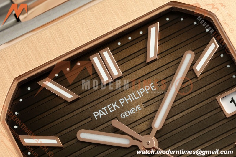 Patek Philippe - Cubitus 5821 45mm RG/SS Brown Stick Dial GRF A330