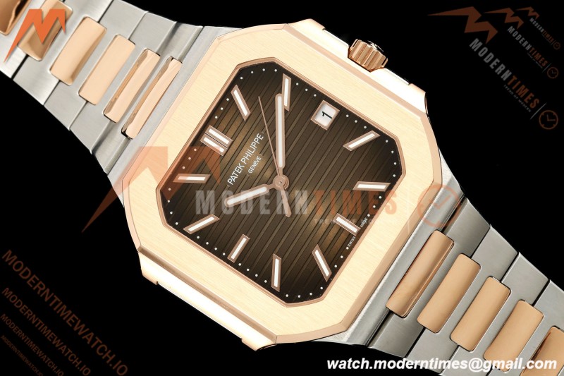 Patek Philippe - Cubitus 5821 45mm RG/SS Brown Stick Dial GRF A330