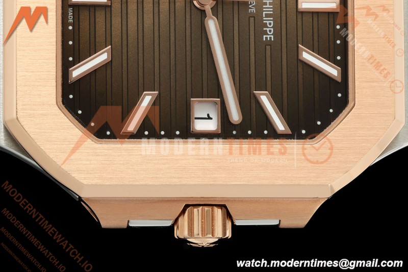 Patek Philippe - Cubitus 5821 45mm RG/SS Brown Stick Dial GRF A330
