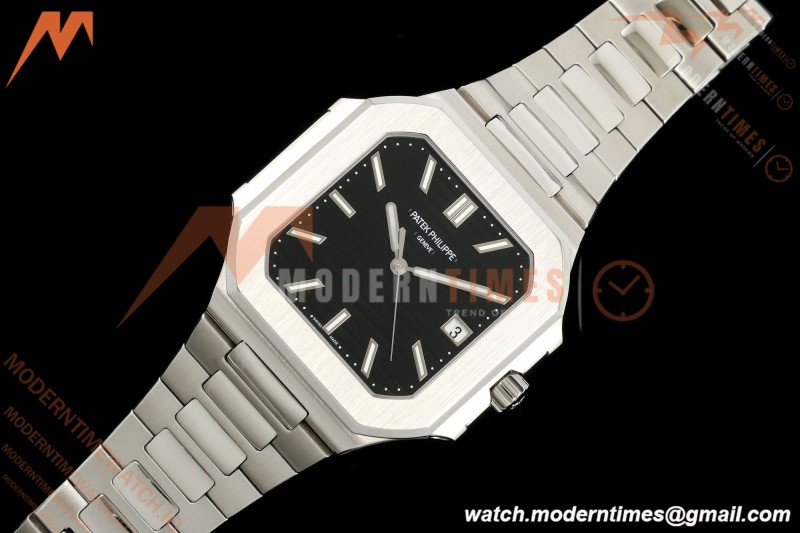 Patek Philippe - Cubitus 5821 45mm SS/SS Black Stick Dial GRF A330