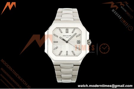 Patek Philippe - Cubitus 5821 45mm SS/SS White Stick Dial GRF A330