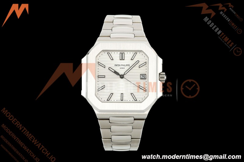 Patek Philippe - Cubitus 5821 45mm SS/SS White Stick Dial GRF A330