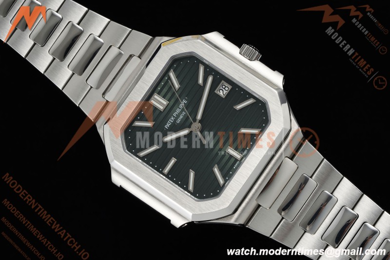 Patek Philippe - Cubitus 5821 45mm SS/SS Green Dial PPF A330 | 파텍 필립 - 쿠비투스 5821 45mm SS/SS 그린 다이얼 PPF A330