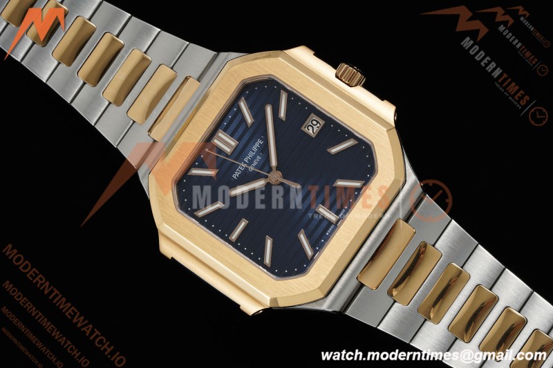 Patek Philippe - Cubitus 5821 45mm RG/SS Blue Dial PPF A330