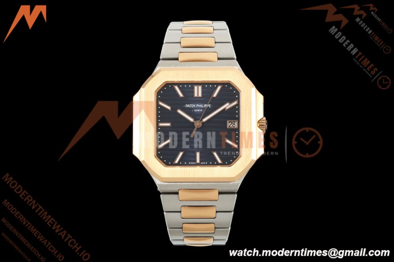 Patek Philippe - Cubitus 5821 45mm RG/SS Blue Dial BBF DD330