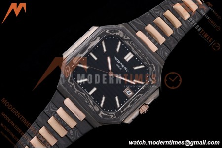 Patek Philippe - Cubitus 7128 40mm Black Carbon/RG Black Dial DIWF A324
