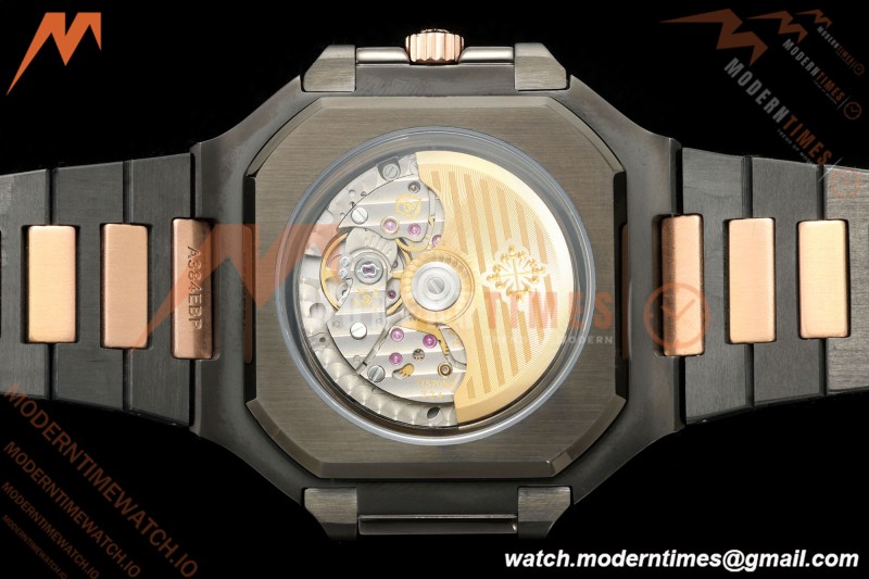 Patek Philippe - Cubitus 7128 40mm Black Carbon/RG Black Dial DIWF A324
