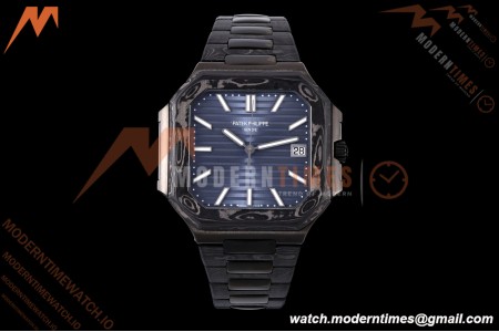 Patek Philippe - Cubitus 7128 40mm Black Carbon Blue Dial DIWF A324 | 파텍 필립 - 큐비투스 7128 40mm 블랙 카본 블루 다이얼 DIWF A324